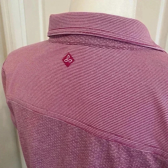 Prana Kinley Striped Short Sleeve Polo Shirt Dress - Picture 5 of 10